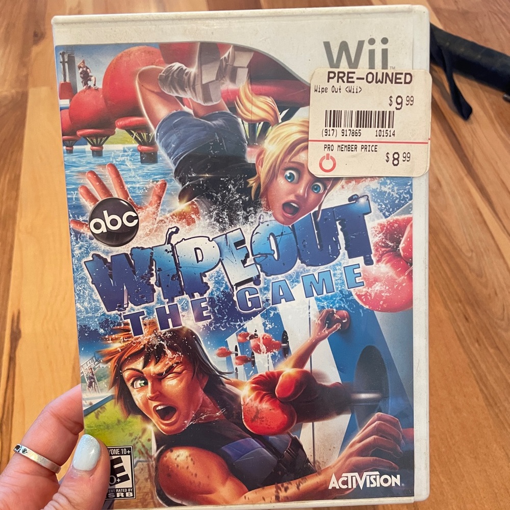 Wii abc wipe out video game